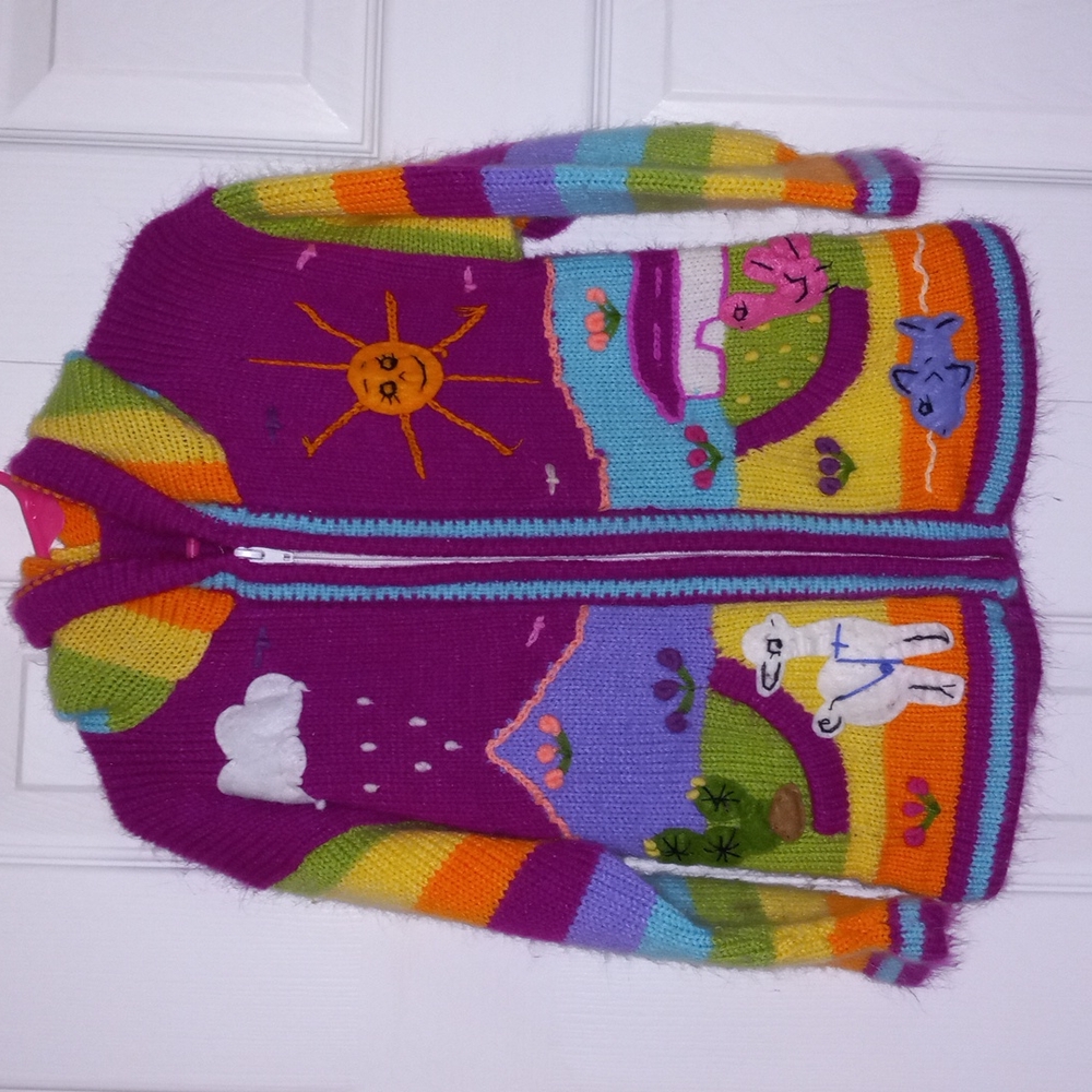Size 8 sweater from Peru
